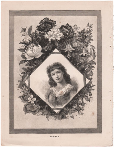 original engravings from The Girl's Own Paper (1888-1890)